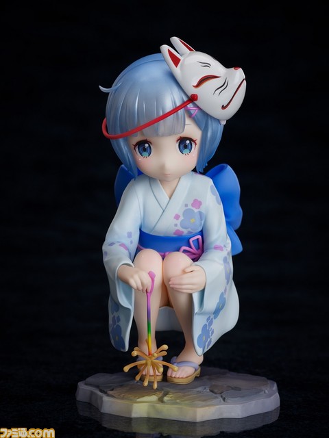 『リゼロ』幼少期のラム&レムが浴衣姿でフィギュア化。仲良く線香花火を楽しむ様子を再現