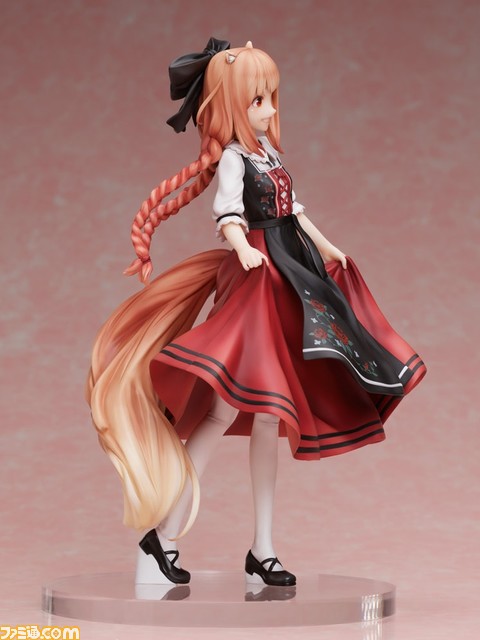 『狼と香辛料』ホロがアルザスの民族衣装でフィギュア化。ウインクをしてこちらに挨拶する姿がキュート！