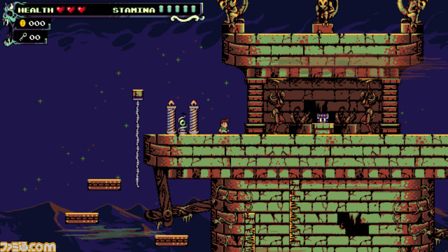 『ティモシーとムーの塔』Steamにて2022年8月9日発売決定。古き良きレトロゲーム風味の高難易度塔登り2Dアクションゲーム