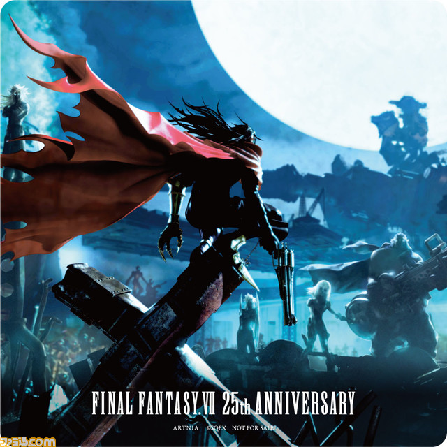 『FF7』25周年記念コラボカフェ開催。コラボフード&ドリンクが楽しめるほか、メニュー注文でコースターやランチョンマットをプレゼント! 予約は5/27より