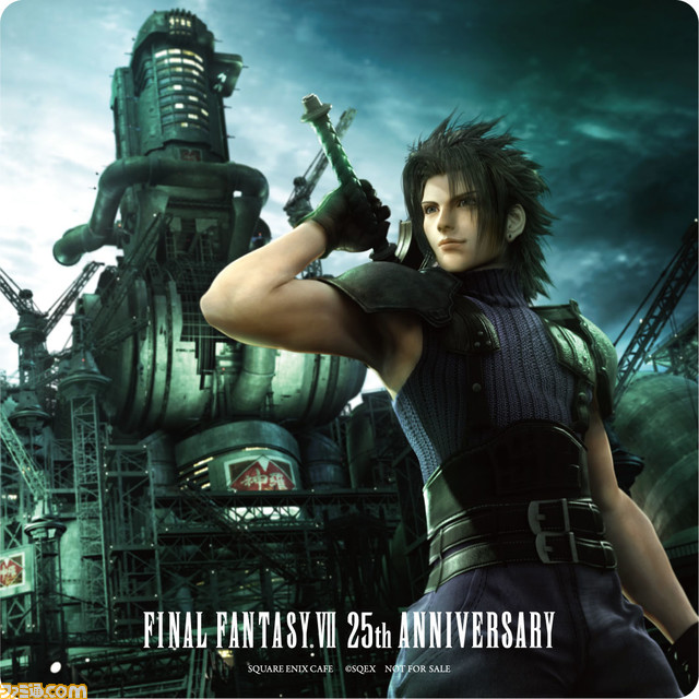 『FF7』25周年記念コラボカフェ開催。コラボフード&ドリンクが楽しめるほか、メニュー注文でコースターやランチョンマットをプレゼント! 予約は5/27より