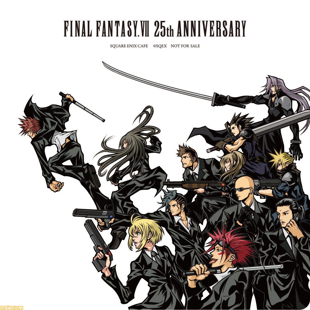 FF7』25周年記念コラボカフェが6月11日より開催。キャラクターや