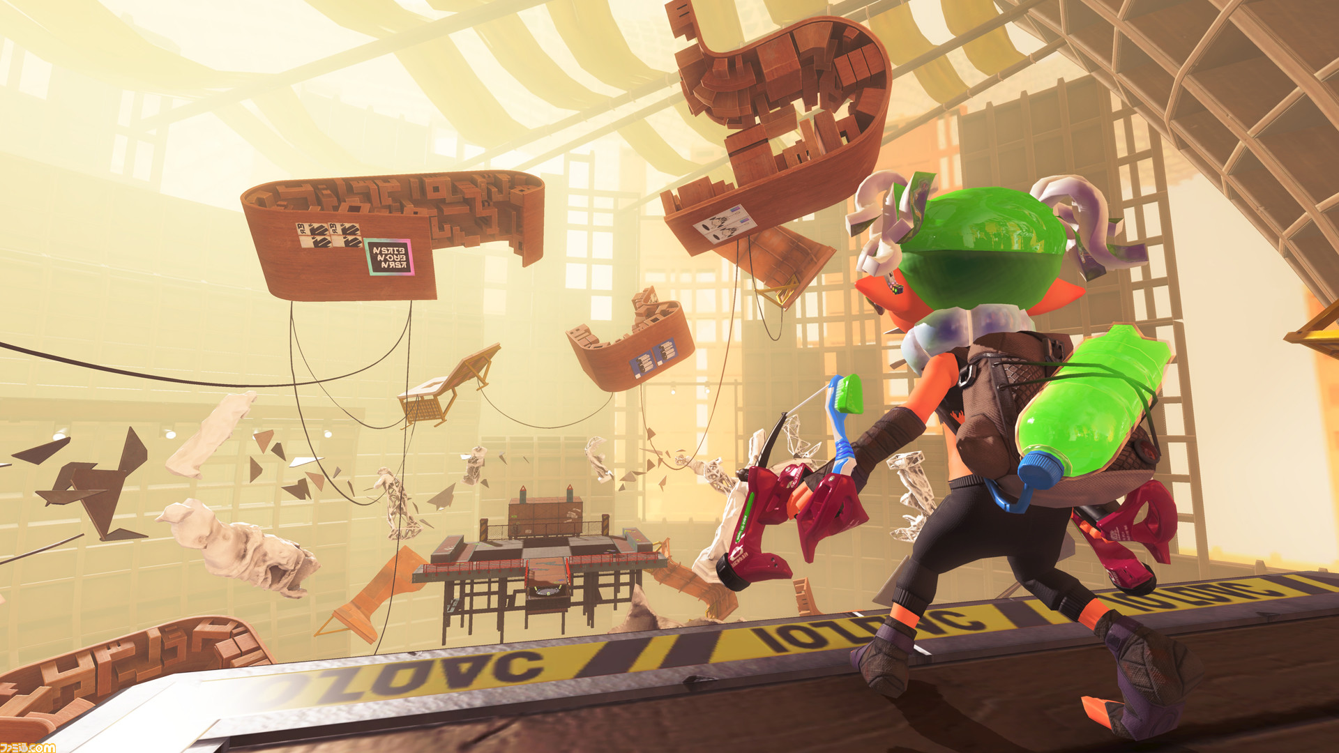 スプラトゥーン3 ヒーローモードの舞台となる オルタナ の新たな画像が公開 手に持っているブキは ゲーム エンタメ最新情報のファミ通 Com
