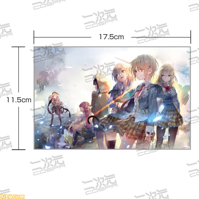 『ヘブバン』印象的なシーンが描かれた“星空の茅森と蒼井Tシャツ”や茅森月歌フルグラフィックTシャツ、各セラフ部隊ごとのアクリルアートスタンドが予約受付開始