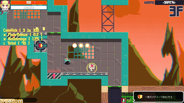 Steam/Switch『常世ノ塔』配信開始。24時間毎に構造が変わる不思議な塔の頂上を目指す、シンプルな楽しさを追求した中毒性のあるローグライク2Dアクション