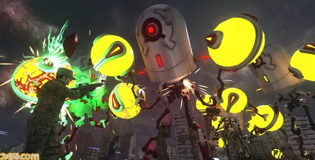 『地球防衛軍6』飛行能力を持つ超巨体の怪生物“サイレン”が明らかに。前作でともに戦った軍曹と部下たちの姿も