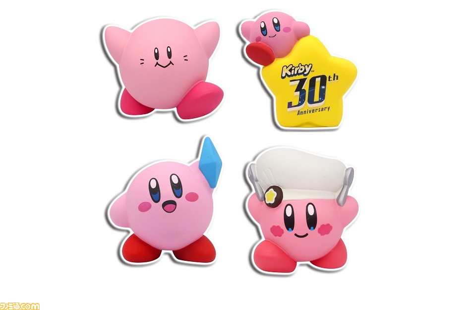 『星のカービィ』30thソフビフィギュアがガチャで発売。たびの 