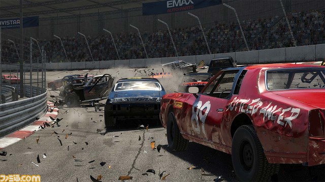 激突レースゲーム『レックフェスト』車同士が激しく衝突するゲームプレイ映像が楽しめる、Switch版の最新トレーラーが公開