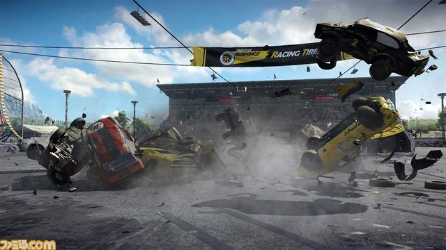 激突レースゲーム『レックフェスト』車同士が激しく衝突するゲームプレイ映像が楽しめる、Switch版の最新トレーラーが公開