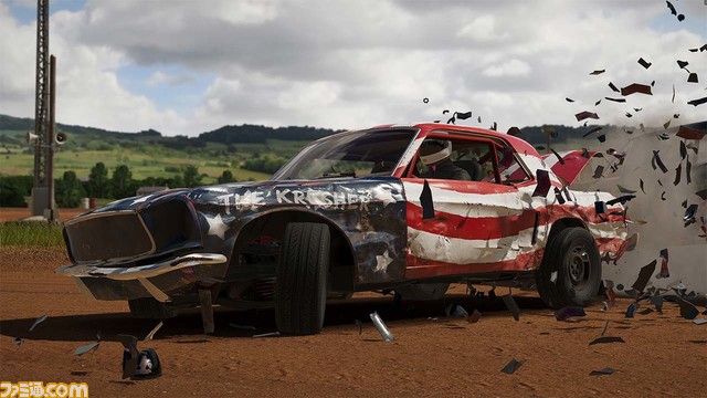 激突レースゲーム『レックフェスト』車同士が激しく衝突するゲームプレイ映像が楽しめる、Switch版の最新トレーラーが公開