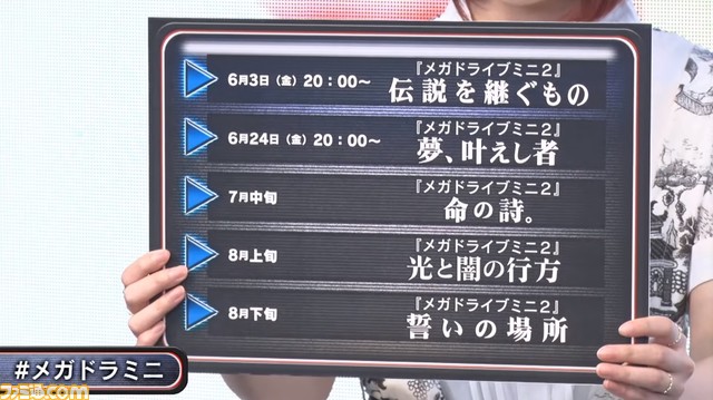 メガドライブミニ2が10月27日に発売。メガCDタイトルを含む50本以上を収録