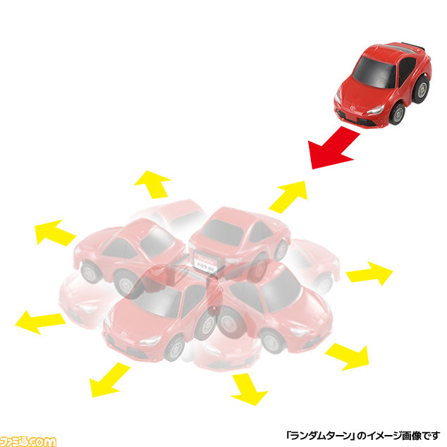 チョロQがモーター式にQ極進化！ プルバック回数で直進やバックスピン、プログラミング走行が可能に。2022年夏より全国の玩具専門店などで発売