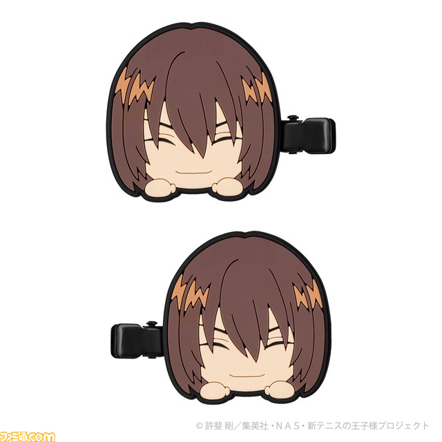 『新テニスの王子様』の前髪クリップとヘアゴムが6月17日に発売。髪以外にもバッグなどにアクセサリーとして付けることも可能