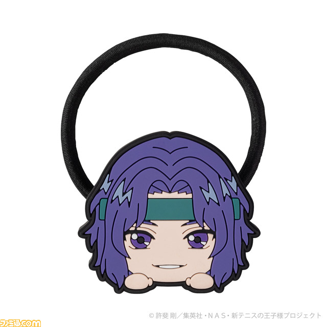 『新テニスの王子様』の前髪クリップとヘアゴムが6月17日に発売。髪以外にもバッグなどにアクセサリーとして付けることも可能