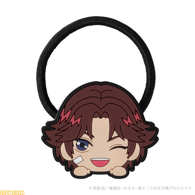 『新テニスの王子様』の前髪クリップとヘアゴムが6月17日に発売。髪以外にもバッグなどにアクセサリーとして付けることも可能