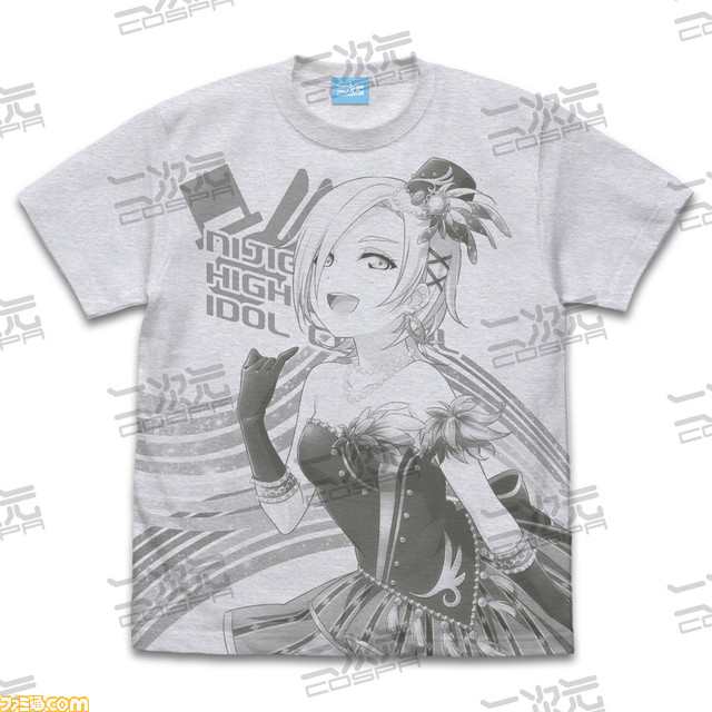 『ラブライブ！虹ヶ咲』各メンバーが全面にデザインされたTシャツが予約受付中。上原歩夢や中須かすみ、桜坂しずくなど全12種がラインアップ