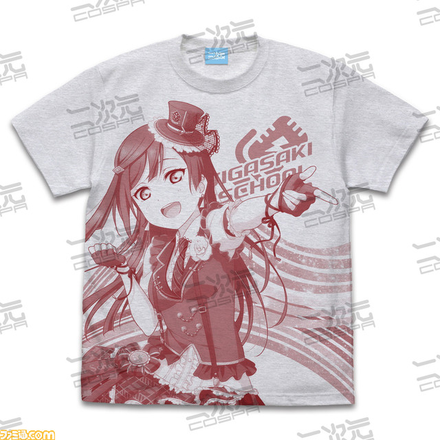 『ラブライブ！虹ヶ咲』各メンバーが全面にデザインされたTシャツが予約受付中。上原歩夢や中須かすみ、桜坂しずくなど全12種がラインアップ