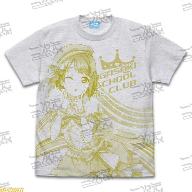 『ラブライブ！虹ヶ咲』各メンバーが全面にデザインされたTシャツが予約受付中。上原歩夢や中須かすみ、桜坂しずくなど全12種がラインアップ
