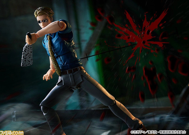 『呪術廻戦』七海建人がアクションフィギュア“figma”になって登場。オプションパーツには“十劃呪法”の7：3エフェクトやYシャツ姿の上半身パーツなどが用意