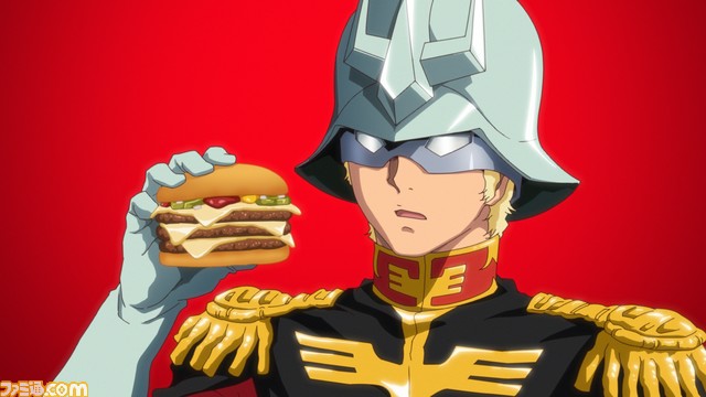 マクドナルド×シャアのコラボが6月22日より開始。“赤いガーリックてりやき”、“ニュータイプ白いトリチ”などシャア専用バーガーを堪能せよ!