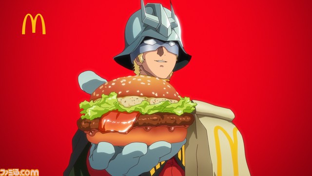 マクドナルド×シャアのコラボが6月22日より開始。“赤いガーリックてりやき”、“ニュータイプ白いトリチ”などシャア専用バーガーを堪能せよ!