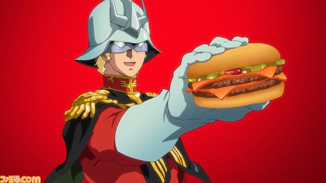 マクドナルド×シャアのコラボが6月22日より開始。“赤いガーリックてりやき”、“ニュータイプ白いトリチ”などシャア専用バーガーを堪能せよ!