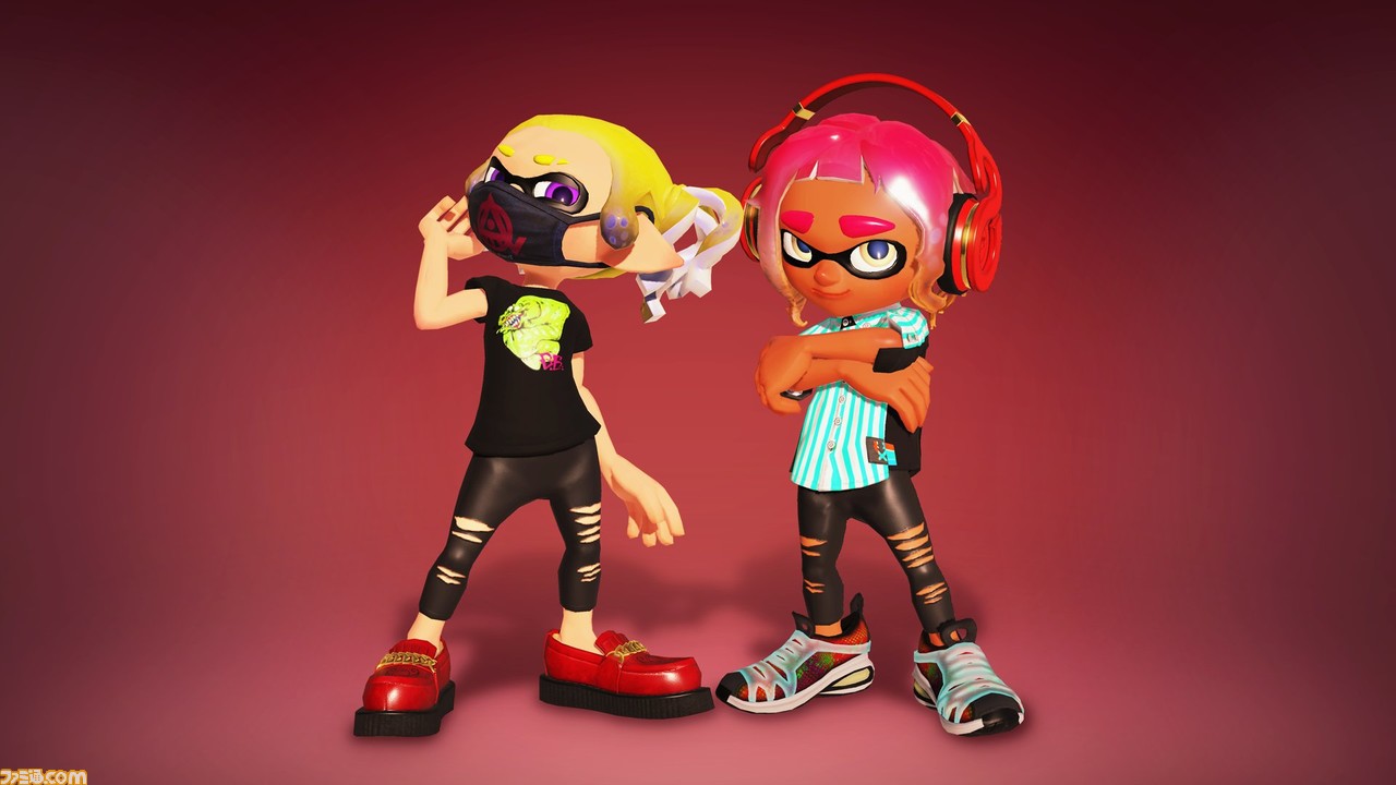 スプラトゥーン3 ではボトムスの種類が豊富に ビビッドなタイツやダメージ加工レギンス サルエルパンツでおしゃれにキメる ゲーム エンタメ最新情報のファミ通 Com