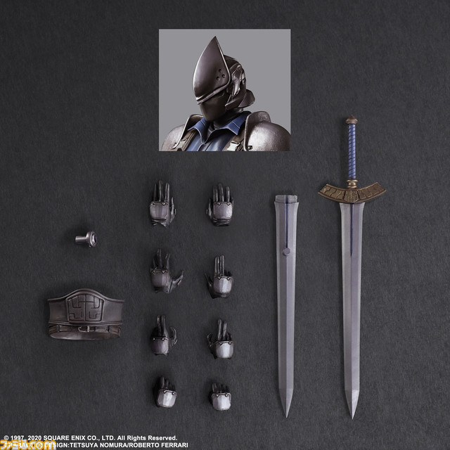 『FF7 リメイク』グッズの予約が開始。スタティックアーツ クラウドやシルバーリングなどが登場【FFVII25周年】