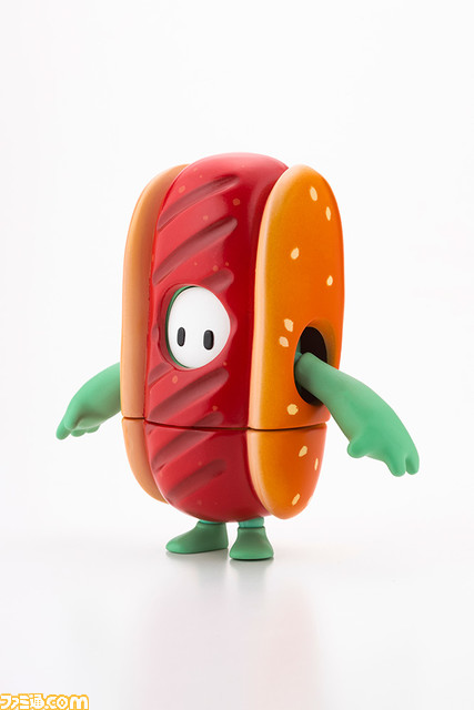 『フォールガイズ』アクションフィギュア4種が予約開始。チキンやホットドッグなどシーズン1からお馴染みのコスチュームが登場。台座や王冠パーツも付属