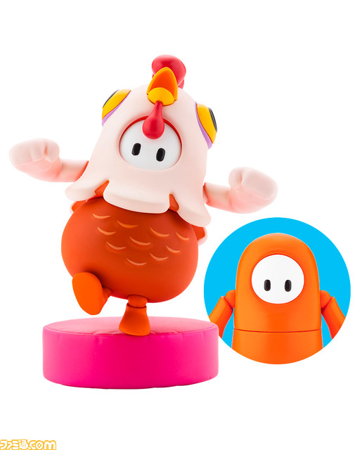 『フォールガイズ』アクションフィギュア4種が予約開始。チキンやホットドッグなどシーズン1からお馴染みのコスチュームが登場。台座や王冠パーツも付属