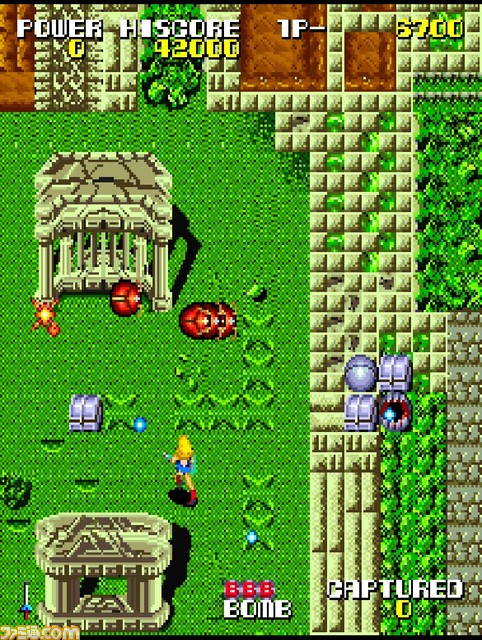 Switch/PS4『アケアカ 聖戦士アマテラス』が6月23日に配信。奇怪獣やサイボーグを倒していくシューティングゲーム