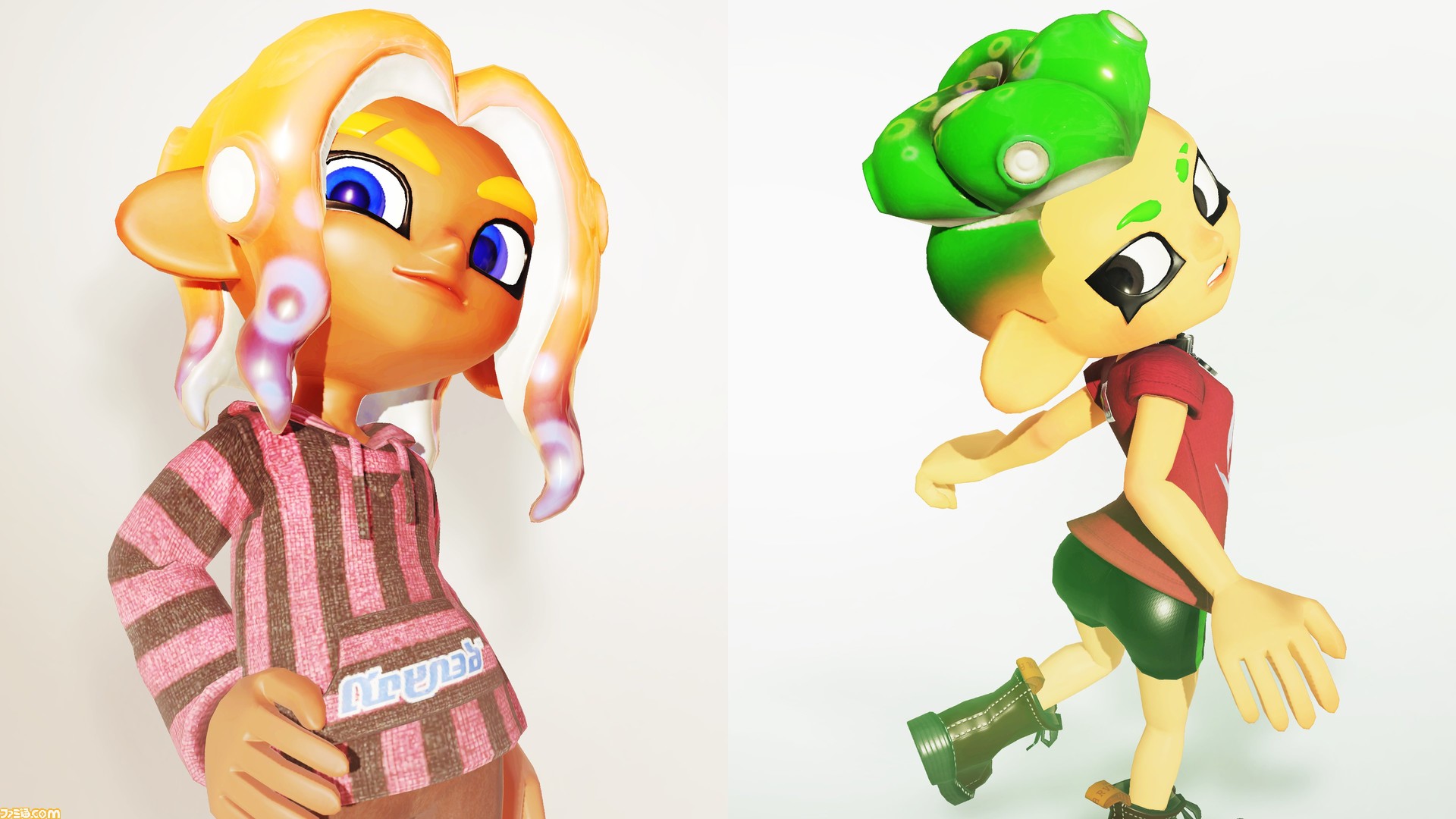 スプラトゥーン3 イカとタコそれぞれ4種類の新しい髪型 触腕 が公開 ゲソを巻いたりあぶったりといった 新たなアレンジが特徴 ゲーム エンタメ最新情報のファミ通 Com