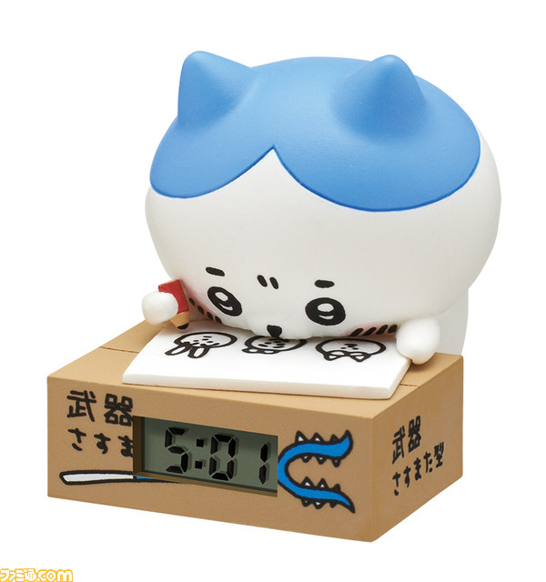 『ちいかわ』ダンボールウォッチが7月中旬よりカプセルトイ、ブラインドBOXに登場。ちいかわの勉強姿、ハチワレの居眠り姿などに癒される