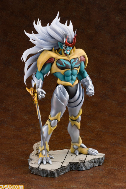 『ダイの大冒険』ハドラーがフィギュアシリーズ“ARTFX J”最大の35センチを超えるサイズになって登場。“超魔爆炎覇”を放たんとする瞬間を再現