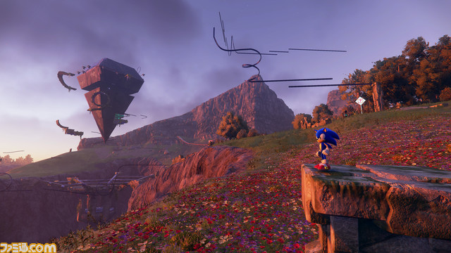 『ソニックフロンティア』オープンワールド型マップを全方位に駆け巡る! バトル、謎解き、電脳空間、謎の少女セージと、ハイスピードアクションがさらに進化