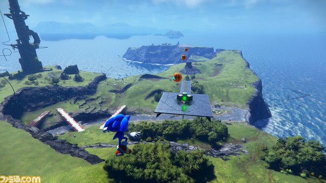 『ソニックフロンティア』オープンワールド型マップを全方位に駆け巡る! バトル、謎解き、電脳空間、謎の少女セージと、ハイスピードアクションがさらに進化