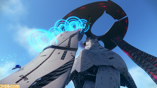 『ソニックフロンティア』オープンワールド型マップを全方位に駆け巡る! バトル、謎解き、電脳空間、謎の少女セージと、ハイスピードアクションがさらに進化