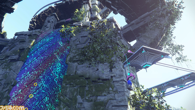 『ソニックフロンティア』オープンワールド型マップを全方位に駆け巡る! バトル、謎解き、電脳空間、謎の少女セージと、ハイスピードアクションがさらに進化