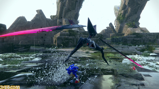 『ソニックフロンティア』オープンワールド型マップを全方位に駆け巡る! バトル、謎解き、電脳空間、謎の少女セージと、ハイスピードアクションがさらに進化