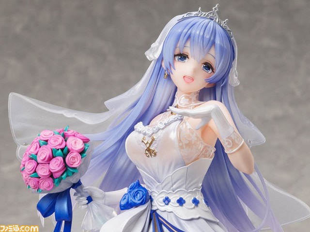 『アズールレーン』ロドニーが“パレス・ブライトネス”衣装姿で立体化。パール塗装を施したドレスの造形美、胸元や頭のヴェールで透け感も演出した逸品