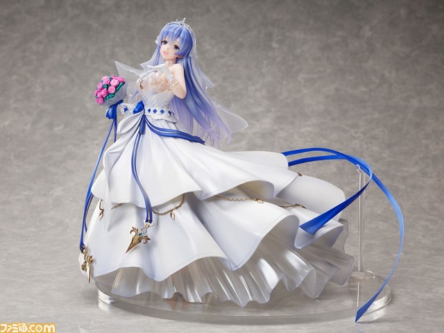 『アズールレーン』ロドニーが“パレス・ブライトネス”衣装姿で立体化。パール塗装を施したドレスの造形美、胸元や頭のヴェールで透け感も演出した逸品