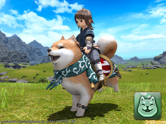 Ff14 超かわいい 大柴犬 マウントがオンラインストアで販売開始 吠える 喜ぶ 落ち込む の騎乗後に使える3種の専用アクションにも注目 ゲーム エンタメ最新情報のファミ通 Com