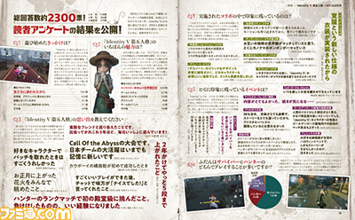 『Identity V 第五人格』4周年記念特集! 応募者が2300人を越えるユーザーアンケートの結果発表などに加え、クリエイターインタビューを掲載【先出し週刊ファミ通】