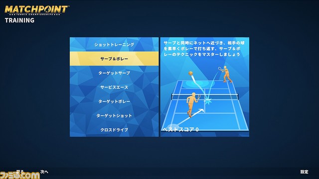 リアル志向テニスゲーム『マッチポイント:テニスチャンピオンシップ』が発売。対戦相手の特徴を捉えて試合を有利に運ぶ戦略的なプレイが可能