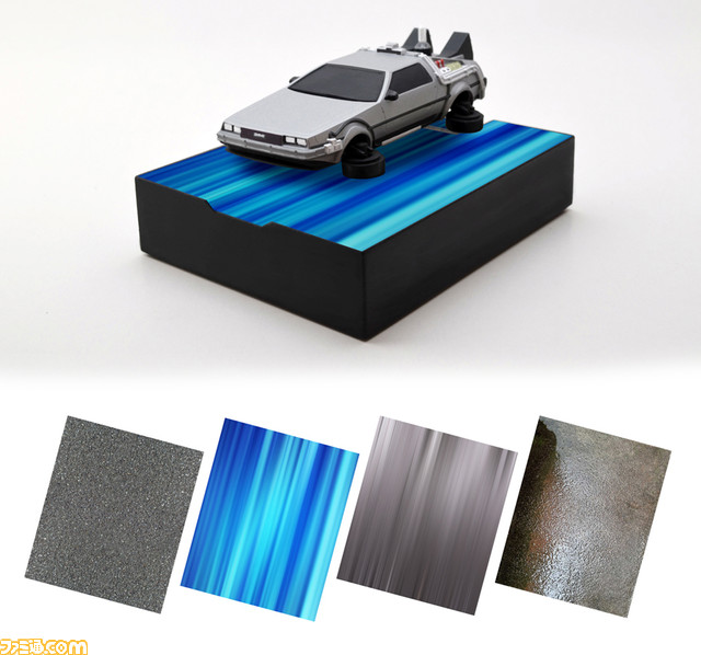 映画『バック・トゥ・ザ・フューチャーPart2』本当に浮かぶ“デロリアン”のフィギュアが8月に発売。地上走行状態＆浮上状態で飾れる