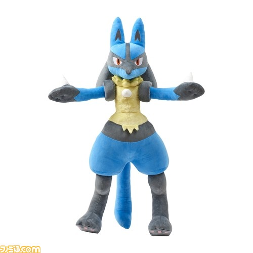 ポケモン』等身大ルカリオぬいぐるみの再受注がスタート。約120