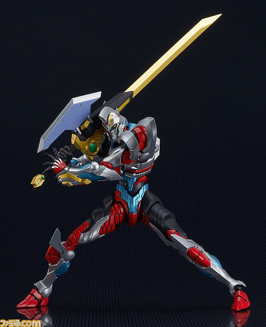 『SSSS.GRIDMAN』グリッドマンがアクションフィギュア“figma”になって登場。オプションパーツには“グリッドマンキャリバー”、“グリッドライトセイバースラッシュ エフェクト”が付属