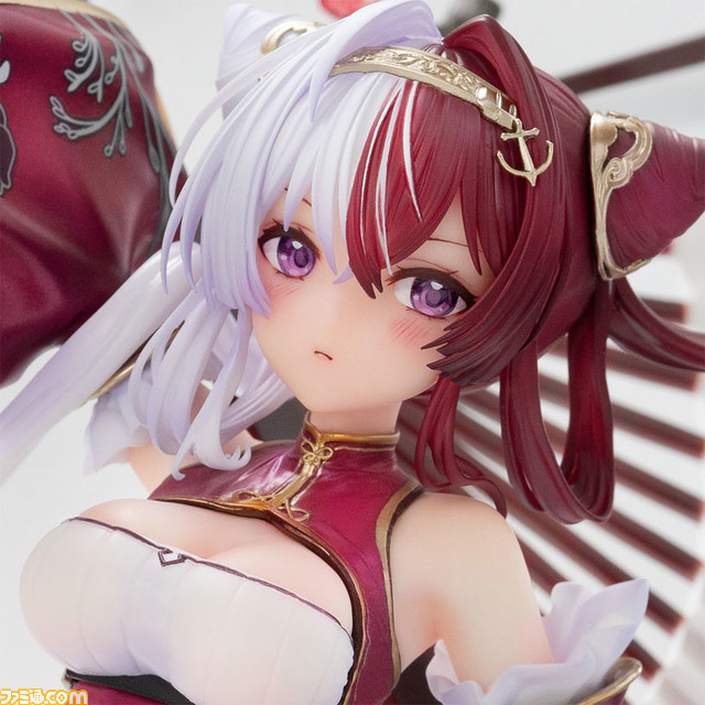 『アズールレーン』軽巡洋艦・肇和のスケールフィギュアが登場。少しムッとしたキュートな表情で可憐な姿の、台座を含めた約28cmの大ボリュームフィギュア
