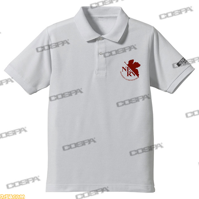 『エヴァンゲリオン』1996年に発売されたユニークなTシャツが復刻。NERVシンボルがポイントのポロシャツ、エヴァ初号機のイラストが描かれたTシャツも発売