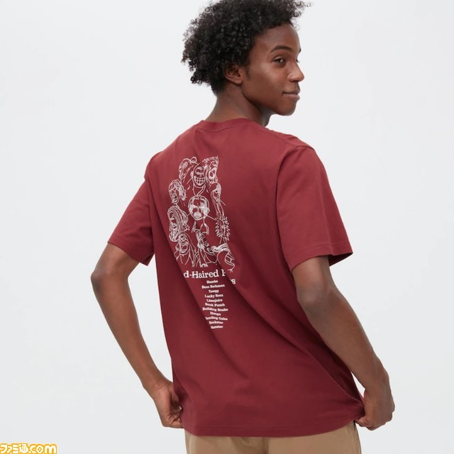 映画『ワンピース フィルム レッド』×ユニクロのTシャツが本日7/11(月)発売。麦わらの一味やシャンクス率いる赤髪海賊団らのアツいイラストが胸を打つ全4種